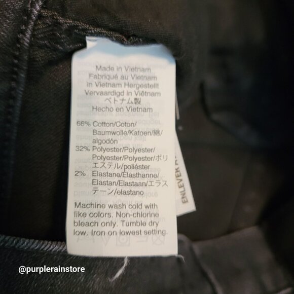 Madewell Jeans 27 Skinny 10" High Rise Eclipse Wash AC134 Tummy Control Stretch - Picture 5 of 12